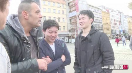 Asian Girl Pegging Guy